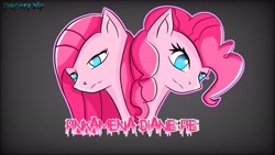 Size: 3840x2160 | Tagged: safe, artist:papery xlp, derpibooru import, pinkie pie, earth pony, pony, pinkamena diane pie