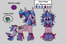 Size: 1177x796 | Tagged: safe, derpibooru import, oc, demon, demon pony, ask ponys gamer club, tumblr