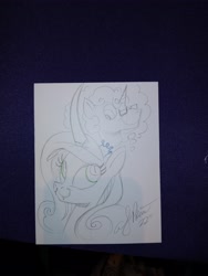 Size: 3120x4160 | Tagged: safe, artist:andypriceart, derpibooru import, queen chrysalis, reversalis, oc, pony, mirror universe, traditional art