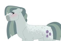 Size: 1280x854 | Tagged: safe, artist:itstechtock, derpibooru import, marble pie, pony, simple background, solo, white background