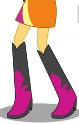 Size: 828x1297 | Tagged: safe, artist:teentitansfan201, derpibooru import, sunset shimmer, equestria girls, legs, pictures of legs, simple background, solo, white background