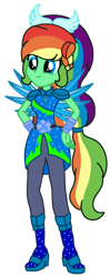 Size: 562x1422 | Tagged: safe, artist:amity hsu, derpibooru import, oc, equestria girls, crystal guardian, simple background, solo, transparent background