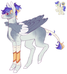 Size: 2210x2421 | Tagged: safe, artist:sleepy-nova, derpibooru import, oc, oc:azurite, pegasus, pony, offspring, parent:applejack, parent:flash sentry, parents:flashjack, simple background, solo, tail, tail wrap, transparent background