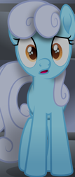 Size: 1193x2779 | Tagged: safe, alternate version, artist:lincolnbrewsterfan, derpibooru exclusive, derpibooru import, linky, shoeshine, earth pony, pony, equestria games (episode), my little pony: the movie, .svg available, clone, conspiracy theory, cute, cute face, female, front view, golden eyes, gradient background, impostor, inkscape, looking at you, mare, movie accurate, open mouth, sad, sadorable, shocked, shocked expression, simple background, solo, standing, svg, uncertain, unsure, vector, worried, wrong eye color
