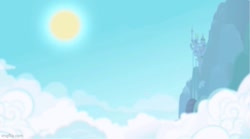 Size: 671x372 | Tagged: safe, derpibooru import, canterlot castle, it's just a burning memory, opening