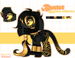 Size: 4000x3100 | Tagged: safe, artist:henorinya, derpibooru import, oc, oc only, earth pony, pony, base used, choker, earth pony oc, eyelashes, female, makeup, mare, reference sheet, smiling, solo