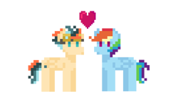 Size: 3122x1836 | Tagged: safe, artist:turboswifter, derpibooru import, oc, oc:turbo swifter, pegasus, canon x oc, female, heart, male, mare, simple background, stallion, transparent background