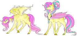 Size: 1280x610 | Tagged: safe, artist:itsvoids, derpibooru import, fluttershy, bat pony, pegasus, pony, alternate design, bat ponified, crying, fangs, female, flutterbat, mare, missing cutie mark, name tag, older, older fluttershy, race swap, simple background, solo, species swap, transparent background