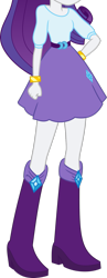 Size: 743x1919 | Tagged: safe, derpibooru import, rarity, equestria girls, belt, boots, clothes, cropped, cutie mark on clothes, diamond, high heel boots, jewelry, legs, pants, pictures of legs, shirt, shoes, simple background, skirt, solo, transparent background