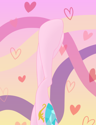 Size: 1920x2500 | Tagged: safe, artist:cycrus, derpibooru import, princess cadance, alicorn, pony, canterlot wedding 10th anniversary, abstract background, female, fetish, heart, hoof fetish, legs, mare, pictures of legs, solo