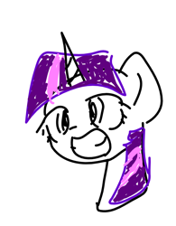 Size: 778x997 | Tagged: safe, artist:discocade, derpibooru import, twilight sparkle, simple background, sketch, smiling, solo, white background