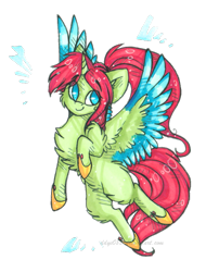 Size: 777x1023 | Tagged: safe, artist:tayga-niko-j, derpibooru import, oc, oc only, alicorn, pony, alicorn oc, chest fluff, female, horn, mare, simple background, smiling, solo, transparent background, wings