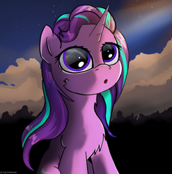 Size: 2458x2484 | Tagged: safe, artist:exploretheweb, derpibooru import, starlight glimmer, pony, unicorn, chest fluff, female, solo