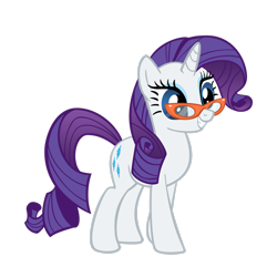 Size: 2449x2449 | Tagged: safe, artist:theaceofspadez, derpibooru import, rarity, pony, unicorn, female, glasses, high res, mare, rarity's glasses, simple background, solo, transparent background, vector