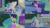 Size: 1280x720 | Tagged: safe, derpibooru import, edit, edited screencap, editor:quoterific, screencap, princess cadance, spike, twilight sparkle, unicorn twilight, alicorn, dragon, pony, unicorn, season 1, the cutie mark chronicles, baby, baby dragon, chalkboard, crown, female, filly, filly twilight sparkle, foal, jewelry, male, mare, open mouth, open smile, regalia, smiling, spread wings, text, trio, wings, younger
