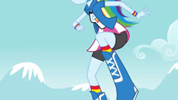 Size: 3410x1920 | Tagged: safe, derpibooru import, screencap, rainbow dash, equestria girls, equestria girls (movie), boots, clothes, cutie mark on clothes, female, high res, shoes, solo