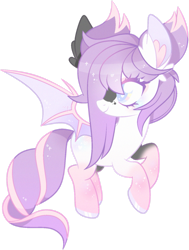 Size: 1209x1598 | Tagged: safe, artist:cafne, derpibooru import, oc, oc only, bat pony, pony, base used, bat pony oc, bat wings, ear fluff, ears, ethereal mane, eyelashes, female, hoof polish, looking back, mare, simple background, smiling, solo, starry mane, transparent background, wings