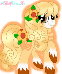 Size: 1024x1229 | Tagged: safe, artist:xxfluffypachirisuxx, derpibooru import, oc, oc only, oc:orange twist, earth pony, pony, female, mare, simple background, solo, transparent background