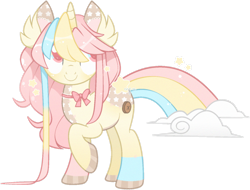 Size: 1546x1178 | Tagged: safe, artist:cafne, derpibooru import, oc, oc only, pony, unicorn, base used, choker, ear fluff, ears, eyelashes, female, hoof polish, horn, mare, multicolored hair, rainbow hair, raised hoof, raised leg, simple background, smiling, solo, transparent background, unicorn oc