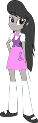 Size: 928x3000 | Tagged: safe, artist:leonardo51105, derpibooru import, edit, octavia melody, equestria girls, baton, female, simple background, solo, transparent background, vector, vector edit