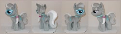 Size: 3800x1068 | Tagged: safe, artist:calusariac, derpibooru import, silver spoon, pony, irl, photo, plushie, solo