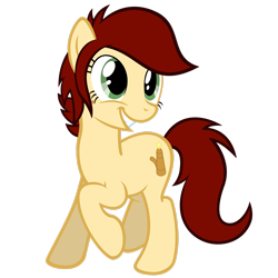 Size: 2449x2449 | Tagged: safe, artist:ashidaru, derpibooru import, oc, oc only, oc:canni soda, earth pony, pony, earth pony oc, female, high res, mare, raised hoof, raised leg, simple background, solo, transparent background, vector