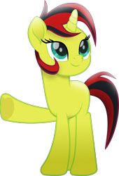 Size: 2746x4042 | Tagged: safe, artist:lincolnbrewsterfan, derpibooru import, oc, oc:candelaria, unicorn, my little pony: the movie, .svg available, female, gift art, happy, heart, heart hoof, horn, inkscape, looking up, mare, movie accurate, raised hoof, raised leg, simple background, smiling, svg, tail, teal eyes, transparent background, two toned hair, two toned mane, two toned tail, underhoof, unicorn oc, vector