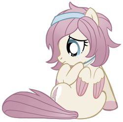 Size: 2281x2264 | Tagged: safe, artist:jennieoo, derpibooru import, oc, oc only, oc:gentle star, pegasus, pony, crying, simple background, solo, transparent background