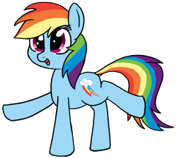 Size: 681x611 | Tagged: safe, artist:axlearts, rainbow dash, pegasus, pony, female, mare, open mouth, solo