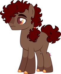 Size: 2439x2967 | Tagged: safe, artist:kurosawakuro, derpibooru import, oc, earth pony, pony, male, simple background, solo, stallion, transparent background