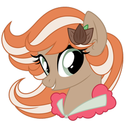 Size: 1000x1000 | Tagged: safe, artist:crystal-tranquility, derpibooru import, oc, oc:caramel, pony, bust, female, mare, portrait, simple background, solo, transparent background