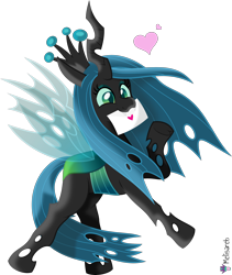 Size: 4000x4732 | Tagged: safe, artist:melisareb, derpibooru import, queen chrysalis, changeling, changeling queen, canterlot wedding 10th anniversary, .svg available, absurd resolution, crown, curved horn, cute, cutealis, female, flying, heart, horn, jewelry, letter, love letter, mare, mouth hold, nom, raised hoof, raised leg, regalia, simple background, solo, transparent background, vector, wings