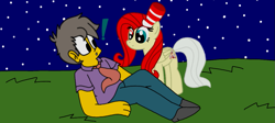 Size: 1113x500 | Tagged: safe, artist:haileykitty69, derpibooru import, fluttershy, human, pegasus, elements of insanity, fluttershout, seymour skinner, the simpsons
