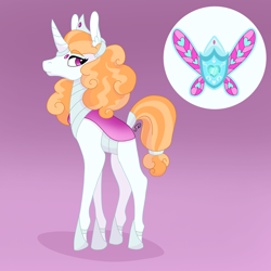 Size: 2000x2000 | Tagged: safe, artist:xaneyraccoon, derpibooru import, oc, changedling, changeling, pony, changedling oc, changeling oc, offspring, parent:princess cadance, parent:shining armor, parents:shiningcadance