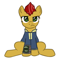 Size: 719x729 | Tagged: safe, artist:hiddenfaithy, derpibooru import, oc, oc only, oc:blaze, earth pony, pony, fallout equestria, fallout equestria: uncertain ties, old art is old, simple background, solo, transparent background