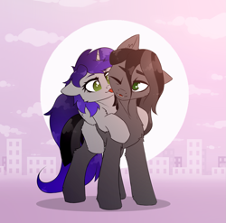 Size: 1881x1856 | Tagged: safe, artist:dipfanken, derpibooru import, oc, oc only, earth pony, pony, unicorn