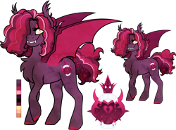 Size: 1280x946 | Tagged: safe, artist:velnyx, derpibooru import, oc, oc:heartless lust, bat pony, pony, female, mare, simple background, solo, transparent background