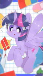 Size: 373x660 | Tagged: safe, artist:lexiedraw, derpibooru import, twilight sparkle, twilight sparkle (alicorn), alicorn, pony, :d, :o, animated, animated at source, blinking, blushing, cute, emoji, exclamation point, eyebrows, eyebrows visible through hair, eyes closed, female, gif, mare, open mouth, open smile, smiling, solo, sparkles, spread wings, twiabetes, wings