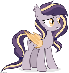 Size: 2369x2532 | Tagged: safe, artist:suramii, derpibooru import, oc, oc only, oc:adara elderberry, bat pony, pony, female, mare, simple background, solo, transparent background