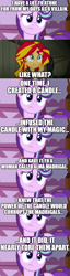 Size: 500x1964 | Tagged: safe, derpibooru import, edit, edited screencap, screencap, starlight glimmer, sunset shimmer, pony, unicorn, equestria girls, comic, encanto, female, logo, mare, screencap comic