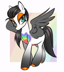 Size: 2504x2840 | Tagged: safe, artist:opalacorn, derpibooru import, oc, oc only, pegasus, pony, simple background, solo, white background