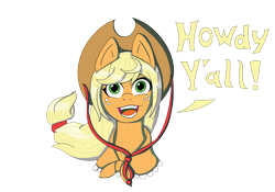 Size: 3324x2331 | Tagged: safe, artist:zhaozoharex, derpibooru import, applejack, earth pony, bust, digital art, female, howdy, simple background, transparent background