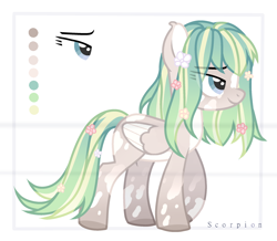 Size: 2406x2100 | Tagged: safe, artist:sscorpionsss, derpibooru import, oc, oc only, pegasus, pony, base used, colored wings, ear fluff, ears, eyelashes, female, mare, pegasus oc, smiling, solo, two toned wings, wings