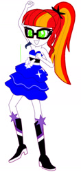 Size: 666x1417 | Tagged: safe, artist:linacloud23, derpibooru import, edit, oc, oc only, equestria girls, boots, fall formal outfits, high heel boots, recolor, shoes, simple background, solo, white background