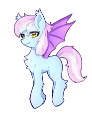 Size: 3600x4860 | Tagged: safe, artist:qintpata, derpibooru import, oc, oc only, oc:woodgu, bat pony, pony, bat pony oc, bat wings, female, looking at you, mare, simple background, solo, transparent background, vector, wings