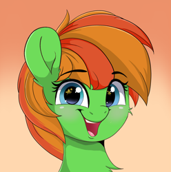 Size: 2547x2568 | Tagged: safe, artist:joaothejohn, derpibooru import, earth pony, pony, cute, looking at you, simple background, smiling