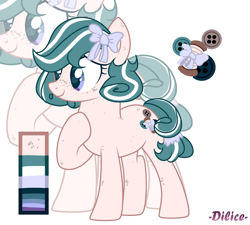 Size: 2581x2324 | Tagged: safe, artist:dillice, derpibooru import, oc, oc only, earth pony, pony, base used, bow, eyelashes, female, hair bow, mare, simple background, smiling, solo, white background, zoom layer