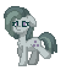 Size: 200x228 | Tagged: safe, derpibooru import, marble pie, pony, g4, animated, pixel art, pony town, simple background, solo, transparent background, walking