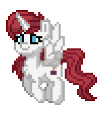 Size: 204x228 | Tagged: safe, derpibooru import, oc, oc:fausticorn, alicorn, pony, g4, animated, flying, pixel art, pony town, simple background, solo, transparent background