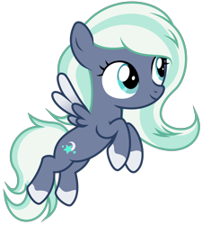 Size: 3020x3350 | Tagged: safe, artist:strategypony, derpibooru import, oc, oc only, oc:cynthia star, pegasus, pony, coat markings, colored wings, female, filly, flying, foal, gradient wings, pegasus oc, simple background, transparent background, wings